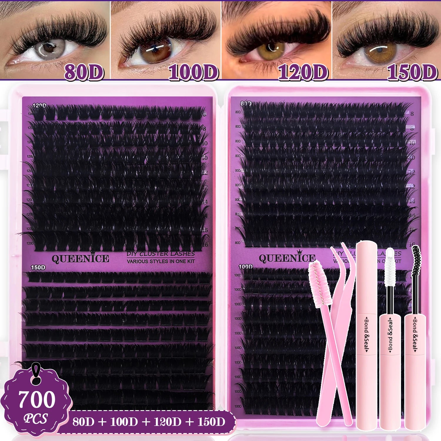 Lash Extension Kit Clusters