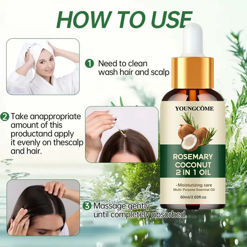 Rosemary Hair Essential Coconut Oil