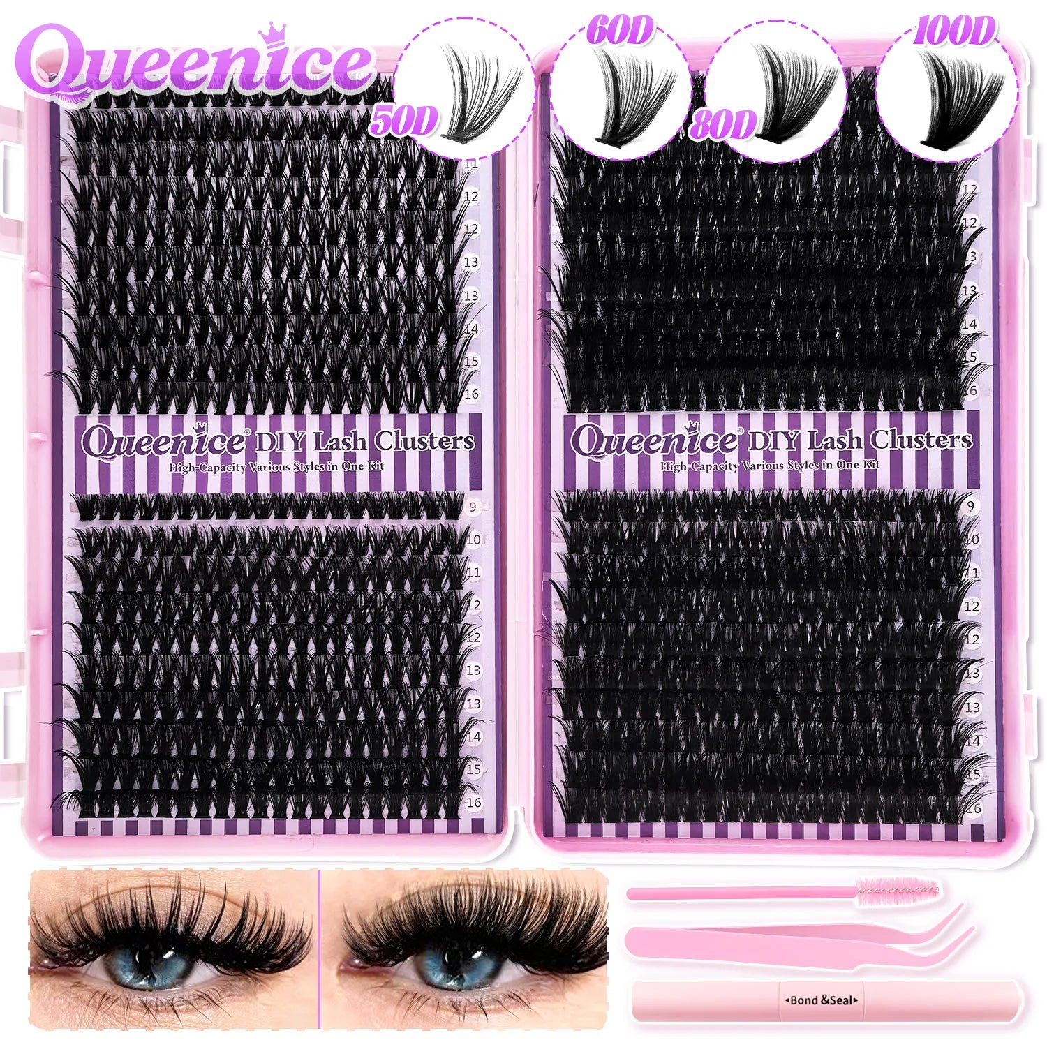 Lash Extension Kit Clusters