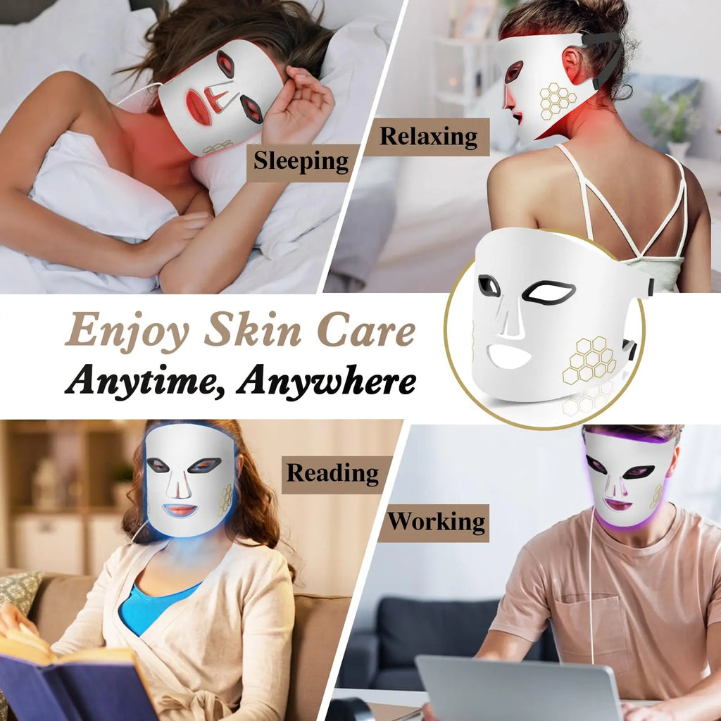 LED Face Mask Light Therapy
