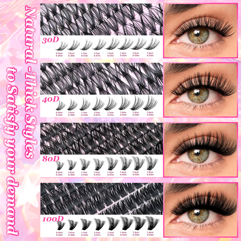 Lash Extension Kit Clusters