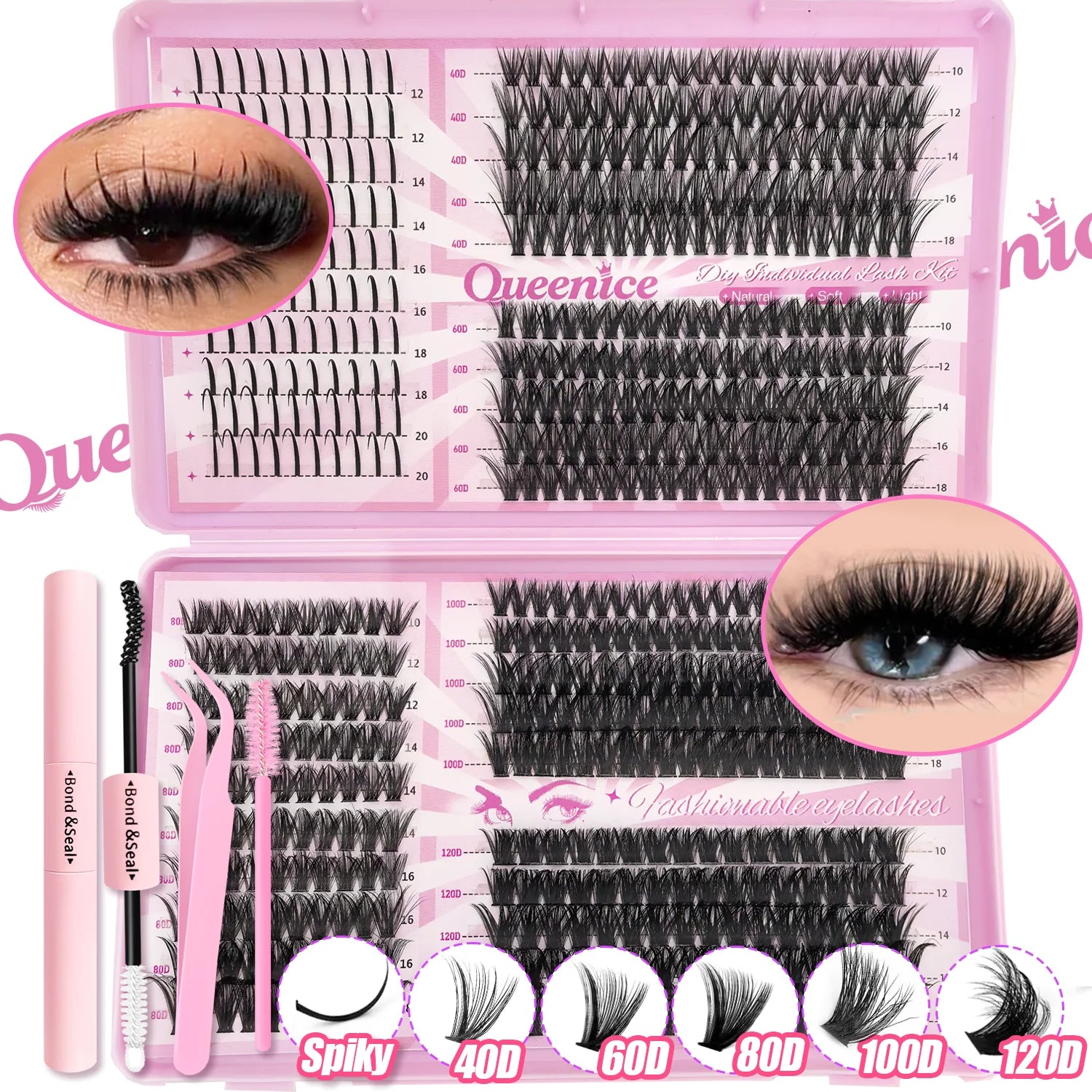 Lash Extension Kit Clusters