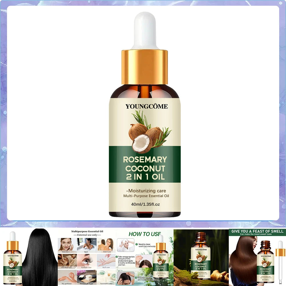 Rosemary Hair Essential Coconut Oil